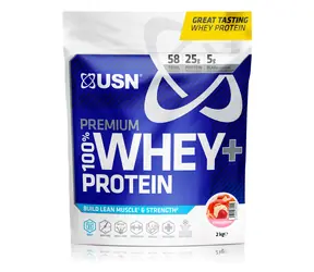 USN 100% Premium Whey Protein 2000 g strawberry