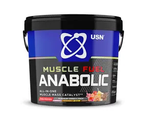 USN Muscle Fuel 4000 g variety pack (čokoláda , jahoda , banán a arašídy s karamelem)