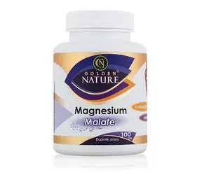 Golden Nature Magnesium Malate (Hořčík)+Vitamin B6 100 cps.