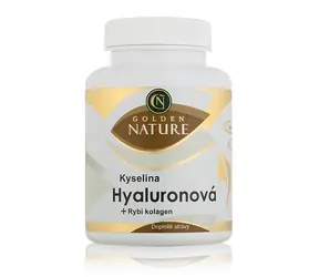 Golden Nature Kyselina hyaluronová+Rybí kolagen+Vit. C 100 cps.