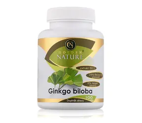 Golden Nature Ginkgo Biloba extrakt 50:1 60mg 100 cps.