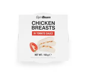 Kuřecí prsa v rajčatové omáčce - GymBeam (155 g)