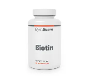Biotin (vitamín B7) - GymBeam (90 kaps.)