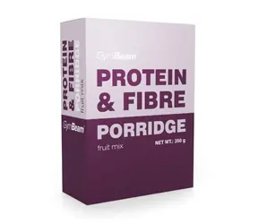 Proteinová kaše s vlákninou - GymBeam (fruit mix, 350 g)