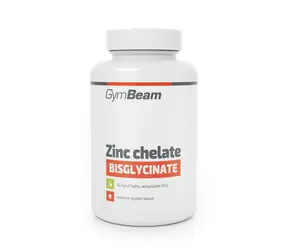 Zinek chelát (bisglycinát) - GymBeam (180 kaps.)
