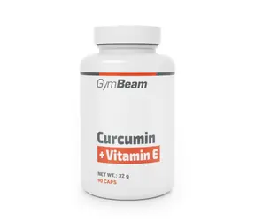 Kurkumin + Vitamin E - GymBeam (90 kaps.)