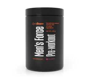 Men‘s Force Pre-Workout - GymBeam (lesní ovoce, 420 g)