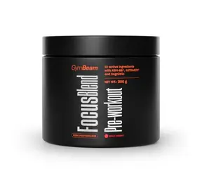 Focus Blend Předtréninkový doplněk - GymBeam (wild cherry, 300 g)