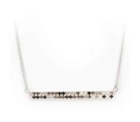 Náhrdelník Francisco N / Black diamond / Mosaz / Broušený crystal / Malá dárková krabička