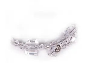 Náramek Crystal Spiralis / Crystal / Ocel / Swarovski krystalky / Střední dárková krabička