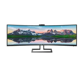49" Philips 499P9H černá / VA / LED / 5120 x 1440 / 32:9 / 60Hz / 5ms / 3000:1 / 450cd-m2 / DP & HDMI & USB-C