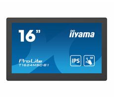 16" IIYAMA ProLite T1624MSC-B1 / 1920x1080 / 25ms / 450cd / HDMI / USB / repro
