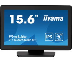 15.6" IIYAMA T1633MSC-B1 / IPS / 1920x1080 / 1000:1 / 450cd-m2 / 5ms / HDMI+DP / repro / VESA