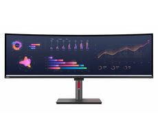 49.0" Lenovo ThinkVision P49w-30 černá / IPS / 5120x1440 / 4ms / 2000:1 / 350cd-m2 / DP+HDMI / Pivot / VESA