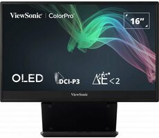 16" Viewsonic VP16-OLED černá / OLED / 1920 x 1080 / 16:9 / 1ms / 400cd-m2 / microHDMI + USB-C / repro 