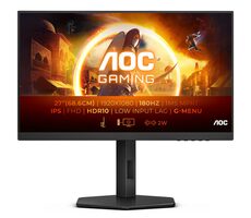 27" AOC 27G4X černá / IPS / 1920 x 1080 / 0.5ms / 1000:1 / 300cd-m2 / HDMI + DP / VESA / repro