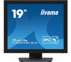 19" IIYAMA ProLite T1932MSC-B1S černá / IPS / 1280x1024 / 5:4 / 14ms / 1000:1 / 225cd / repro / VGA / HDMI / DP