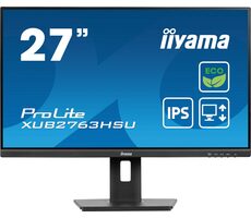 27" IIYAMA ProLite XUB2763HSU-B1 černá / IPS / 1920x1080 / 16:9 / 3ms / 1300:1 / 250cd / repro / HDMI / DP