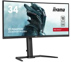 34" IIYAMA G-Master GCB3481WQSU Red Eagle černá / VA / 3440 x 1440 / 21:9 / 0.3ms / 4000:1 / 500cd / repro / HDMI / DP