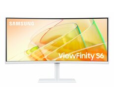 34" SAMSUNG ViewFinity S6 S65TC bílá / VA / 3440x1440 / 21:9 / 5ms / 3000:1 / 350cd-m2 / HDMI + DP / USB / VESA