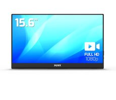 15.6" PORT CONNECT Nomad černá / 1920x1080 / FHD / 16:9 / 2xUSB-C + 3.5mm Jack + USB-A / přenosný