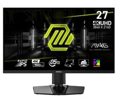 27" MSI MAG 274UPF E2 černá / 3840 x 2160 / IPS / 16:9 / 0.5ms / 1000:1 / 400cd-m2 / HDMI + DP + USB-C / VESA 