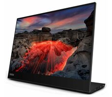 Rozbaleno - 14" Lenovo ThinkVision M14t G2 černá / IPS / 2240x1400 / 6ms / 300cd / 1500:1 / USB-C / VESA / Dotykový / rozbaleno
