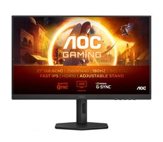 27" AOC Gaming Q27G4XF černá / IPS / 2560x1440 / 16:9 / 1ms / 80mil:1 / 300cd-m2 / HDMI + DP / VESA