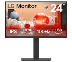 23.8" LG 24BA650-B černá / IPS / 16:9 / 1920x1080 / 5ms / 100Hz / 250cd/m2 / 1300:1 / HDMI & DP