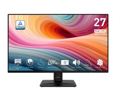27" MSI PRO MP271A E2 černá / 1920 × 1080 / IPS / 16:9 / 1ms / 1500:1 / 300cd-m2 / HDMI + DP + VGA