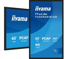 43" IIYAMA ProLite T4329AS-B1AG černá / IPS / 3840x2160 / 16:9 / 6.5ms / 4000:1 / 500cd / HDMI / USB-C / repro