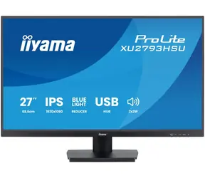 27" IIYAMA ProLite XU2793HSU-B7 černá / IPS / 1920x1080 / 16:9 / 1ms / 1300:1 / 300cd / repro / HDMI / DP / doprodej