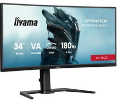 34" IIYAMA G-Master GCB3484WQSU-B1 černá / VA / 3440x1440 / 21:9 / 0.4ms / 4000:1 / 500cd / HDMI+DP / repro