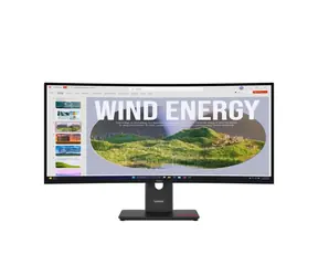 34" Lenovo ThinkVision T34WD-40 / VA / prohnutý / 3440 x 1440 / 21:9 / 6 ms / 3000:1 / 300cd-m2 / HDMI / DP