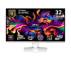32" MSI MPG 321URXW QD-OLED bílá / 3840 x 2160 / OLED / 16:9 / 0.03ms / 1.5M:1 / DP+HDMI +USB-C
