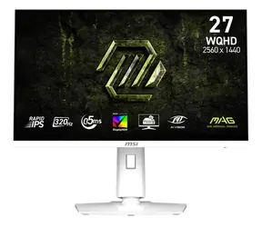 27" MSI MAG 274QRFW X32 bílá / QHD / IPS / 16:9 / 0.5ms / 1000:1 / 300cd-m2 / HDMI+DP / VESA