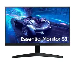 24" SAMSUNG Essential S3 černá / VA / 1920x1080 / 16:9 / 5ms / 3000:1 / 250cd-m2 / HDMI + VGA / VESA