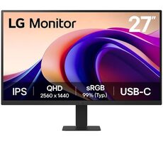 27" LG 27U631A-B.AEUQ černá / IPS / 2560x1440 / 16:9 / 1000:1 / 250cd-m2 / 5ms / HDMI