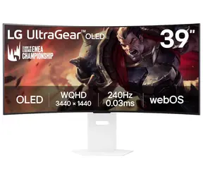 39" LG 39GX90SA-W.AEU bílá / OLED / 3440x1440 / 21:9 / 240Hz / 0.03ms / 250 cd-m2 / HDMI / DP