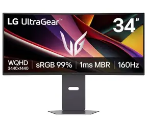 34" LG 34G600A-B černá / VA / 3440x1440 / 21:9 / 4000:1 / 300 cd-m2 / HDMI / DP / VESA
