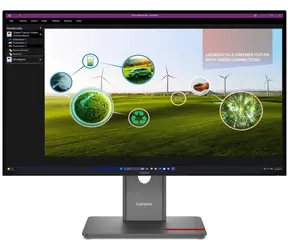 Rozbaleno - 27" Lenovo ThinkVision P27Q-40 černá / IPS / 2560×1440 / 6ms / 1500:1 / 350cd-m2 / HDMI+DP / VESA / Pivot / rozbaleno