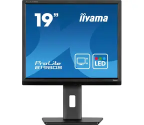 19" IIYAMA ProLite B1980S-B1 černá / LED / TN / 1280x1024 / 5:4 / 3 ms / 1000:1 / 250cd-m2 / VESA
