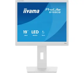 19" IIYAMA ProLite B1980S-W1 bílá / LED / TN / 1280x1024 / 5:4 / 3 ms / 1000:1 / 250cd-m2 / VESA