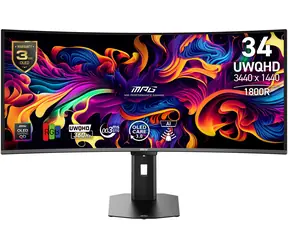 34" MSI MPG 341CQR QD-OLED X36 černá / OLED / 3440x1440 / QD-OLED / 21:9 / 0.03ms / 1500000:1 / 300cd-m2 / DP + HDMI