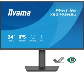 23.8" IIYAMA ProLite XB2493HSU-B1 černá / LED / IPS / 1920 x 1080 / 16:9 / 1 ms / 1500:1 / 350cd-m2 / VESA