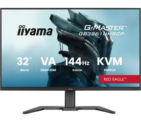 31.5" IIYAMA G-Master GB3261UHSCP-B1 černá / LED / VA / 3840 x 2160 / 16:9 / 0.6 ms / 3000:1 / 400cd-m2 / VESA