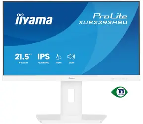 21.5" IIYAMA ProLite XUB2293HSU-W7 bílá / LED / IPS / 1920 x 1080 / 16:9 / 1 ms / 1000:1 / 300cd-m2 / VESA