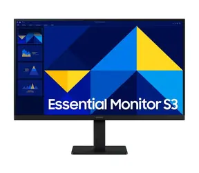24" SAMSUNG Essential S3 černá / IPS / 1920x1080 / 16:9 / 5ms / 1000:1 / 250cd-m2 / HDMI + VGA / VESA