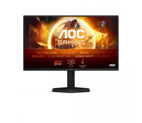 24.5" AOC Gaming 25G4SXU černá / IPS / 1920x1080 / 16:9 / 1ms / 1000:1 / 400cd-m2 / HDMI + DP / VESA