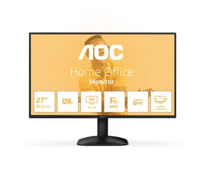 27" AOC 27B31H černá / IPS / 1920x1080 / 16:9 / 4ms / 1500:1 / 300cd-m2 / HDMI + VGA / VESA